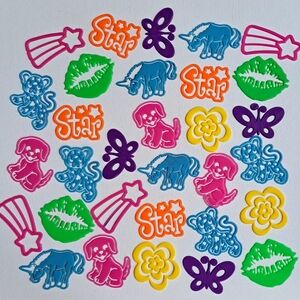 4/$15 🌻 Bundle of Plastic Y2K Animal and Star Stencils